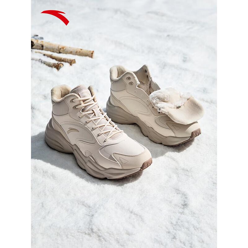 Anta Мужские зимние повседневные ботинки Walker на шнуровке с флисовой подкладкой