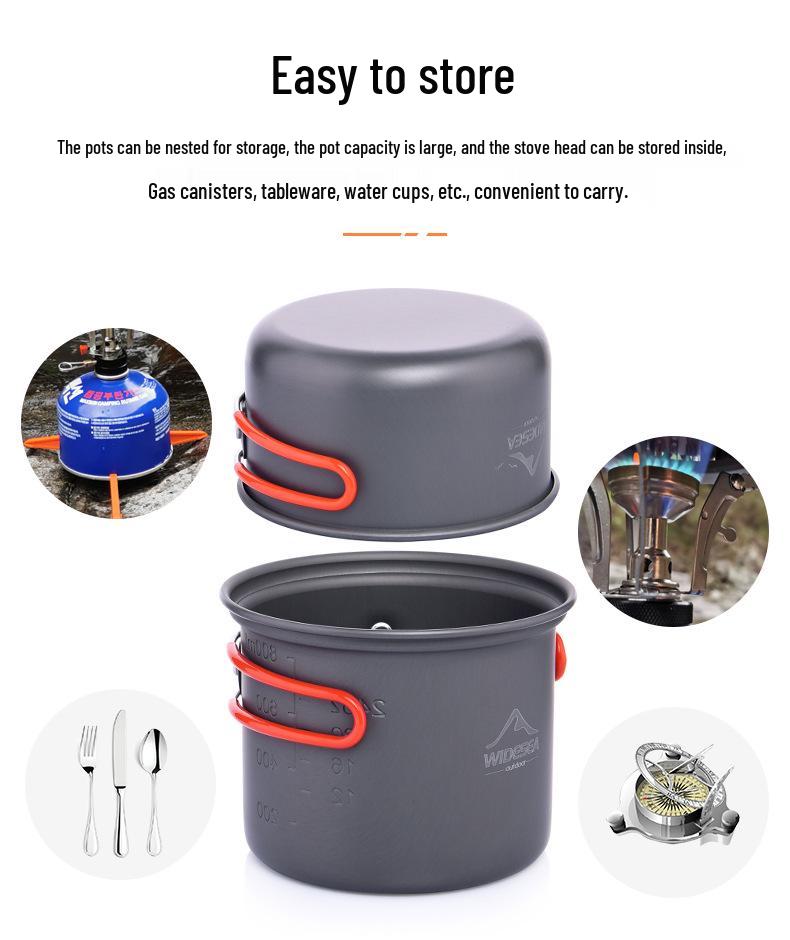 WIDESEA Ultra-light Portable Camping Cookware for Outdoor Activities