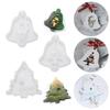 Molds For Epoxy Resin Christmas Tree Snowflake Pendant Molds For Soap Making 3D Mold Resin Liquid Form for Aroma Gypsum Figures