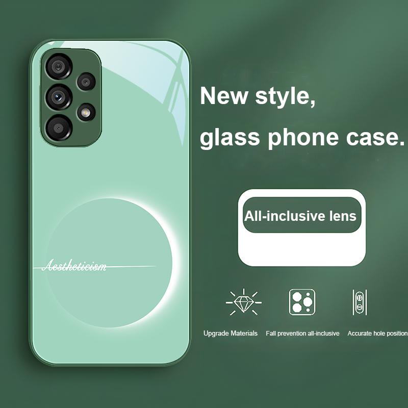 Aestheticisn Для Samsung Galaxy Note 8 9 S10 Plus S20 S21 FE S23 Ultra A70 72 73 50 51 52 53 Закаленное стекло Чехол для телефона