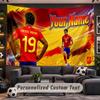 Wall Hanging Tapestry Custom NameLamine Yamal Pattern Personalized Printed Fabric Wall Decor