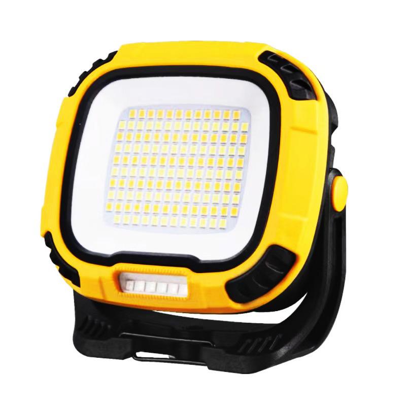 Rechargeable Cob Work Camping Light With Built-In Battery - Led Strong Magnet Tent Light And Flood Flashlight For Outdoor Advent