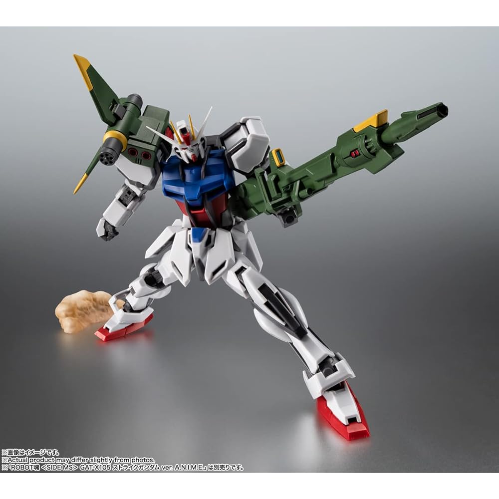 TAMASHII NATIONS Robot Spirits AQM/E-X03 Сет с запускателем Striker и деталями эффектов 130 мм Покрашенная экшн-фигурка ABS ПВХ