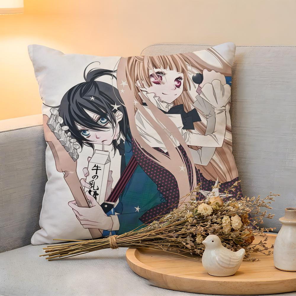 Cushion Cover Linen SkinFriendly Soft Decorative Case For Sofa Home Decor Anime Nonymous Noise Pillow cover