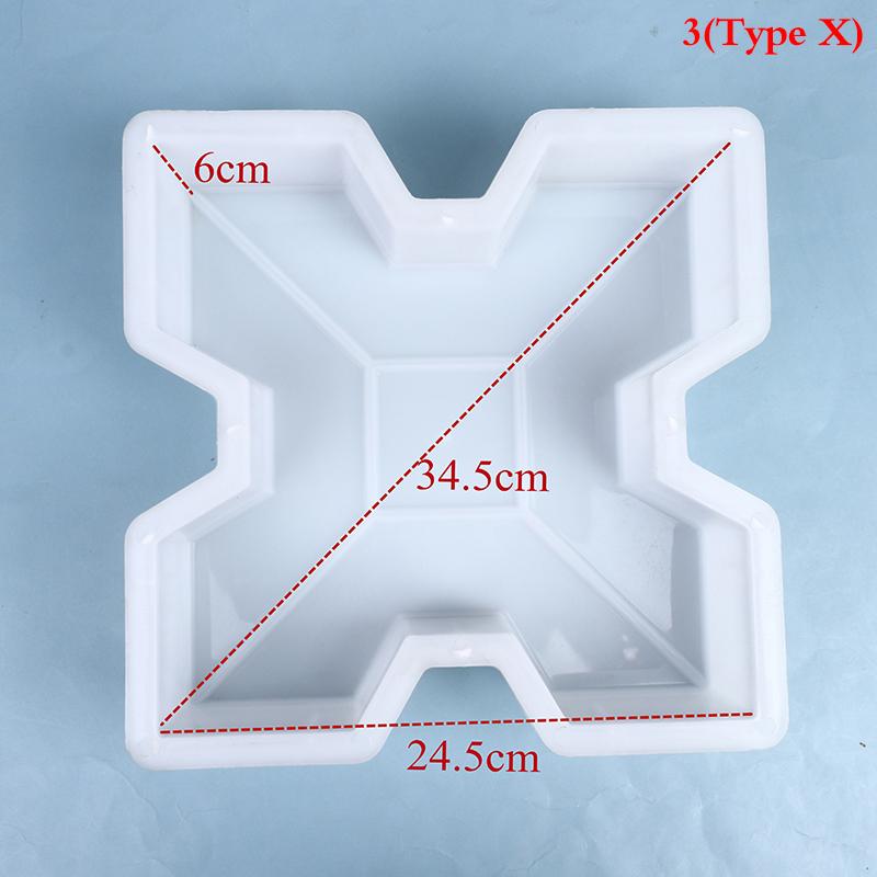 Несколько форм садовый пластиковый кирпичный пресс-форма для укладки тротуарной дорожки Diy Path Maker