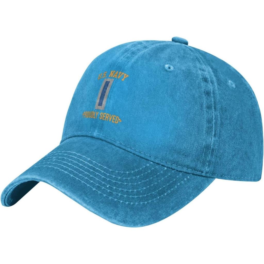 CWO US Navy Proudly Served Distressed Baseball Cap Cotton Washed Dad Hat Unisex