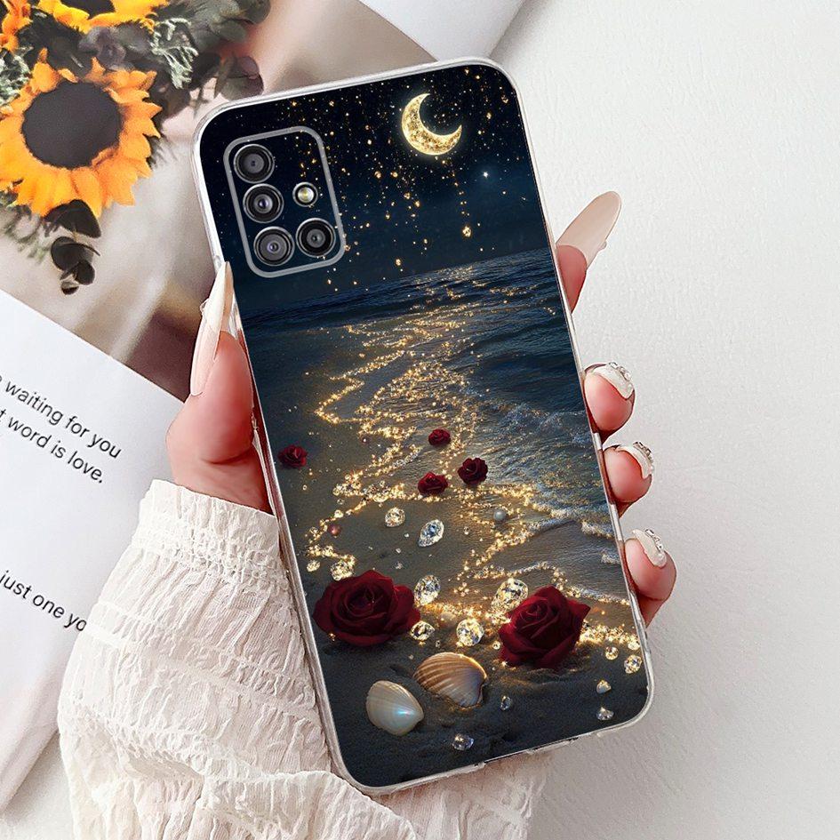 Для Samsung Galaxy A71 A51 A31 Чехол A315F A515F A715F Крышка Модный Расписной Мягкий Силиконовый Чехол для Телефона Для Samsung A51 5G Корпус
