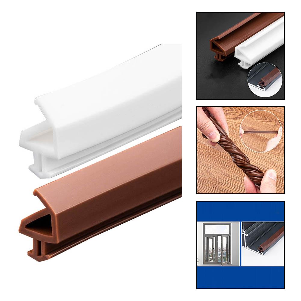 10M Уплотнительная лента для дверей и окон, резиновая уплотнительная лента для окон, звукоизоляция, ветрозащита, силиконовая уплотнительная лента, заполнитель щелей