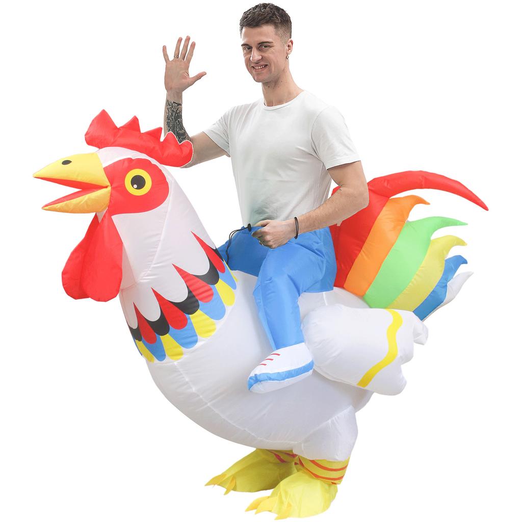 Rooster Inflatable Suit, Adult