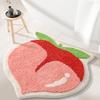 Fruit Carpet Imitation Cashmere Cartoon Non-Slip Floor Mat Household Door Doorway Bathroom Absorbent Floor Mat Foot Mat Decor