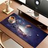 New Solar System Space Mouse Pad Anti Slip Rubber Edge Locked Thickened Laptop Gaming Desk Mat