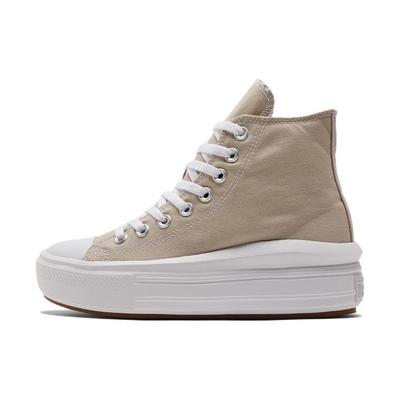 Chuck Taylor All Star Move Platform High Beach Stone Женские кроссовки Желто-белый A04365C