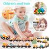 This Children's Magnetic Traffic Train Wooden Spliced Early Education Tractor Building Block Toy Is A High-quality Children's Toy That Combines Educat