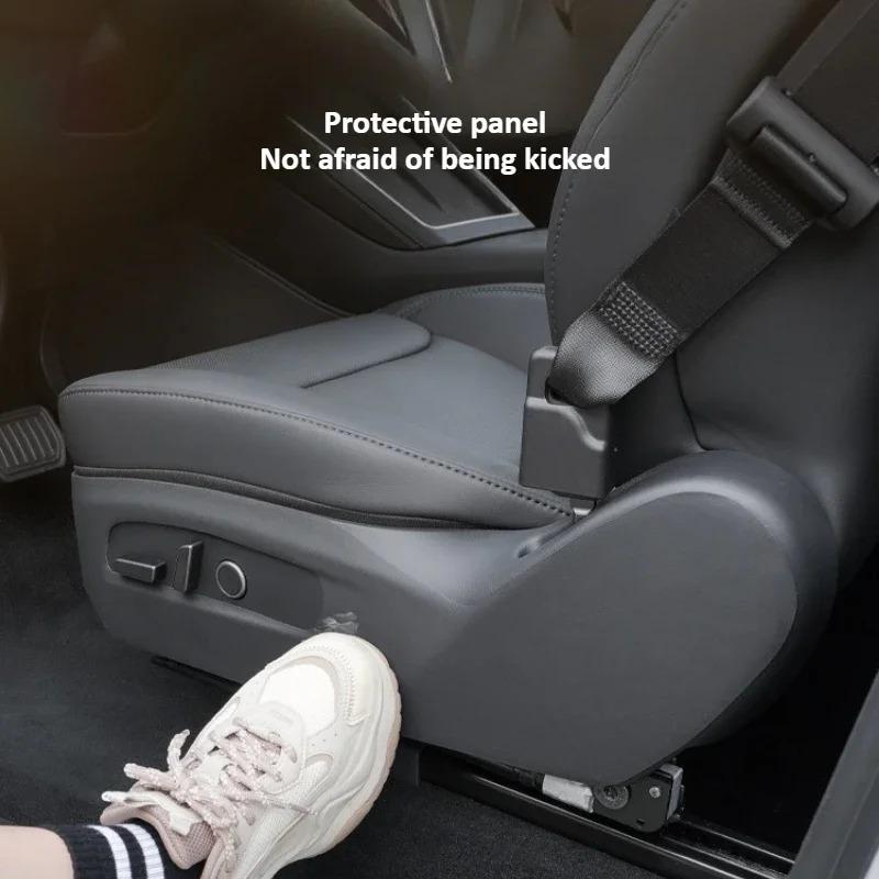 For Tesla Model Y Juniper Model 3 Highland Seat Both Side Anti-Kick Pad Seat Anti-scratch Protective Car Interior Accessories