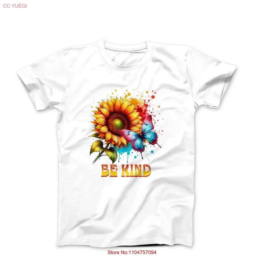 Be Kind Garden Illustration T Shirt Vintage Comfortable Graphic Top For Everyday Wear Stylish Homme Designer Clothes
