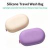 Silicone Makeup Bag Waterproof Handbag Modern Travel Toiletry Bag  for Women