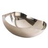 Stainless Steel Fruit Bowl Metal Salad Bowl Dining Table Centerpiece Decorative Bowl Modern Fruit Basket Enduring