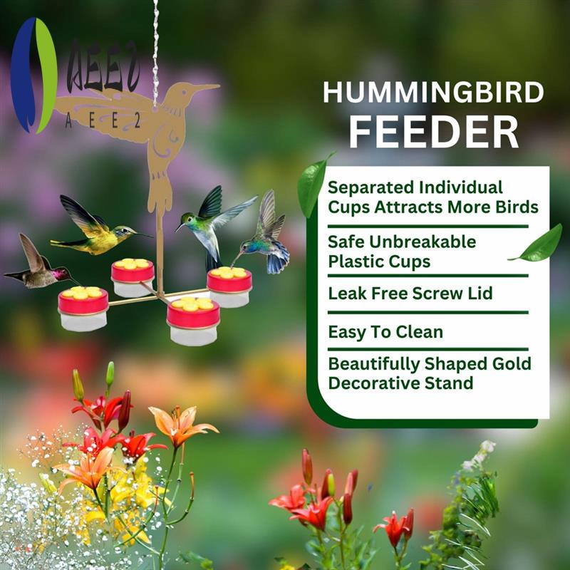 AEE2-Be A Birds Feeders For Outside Plastic Bird Feeders For Outdoors Hanging Handheld Tabletop
