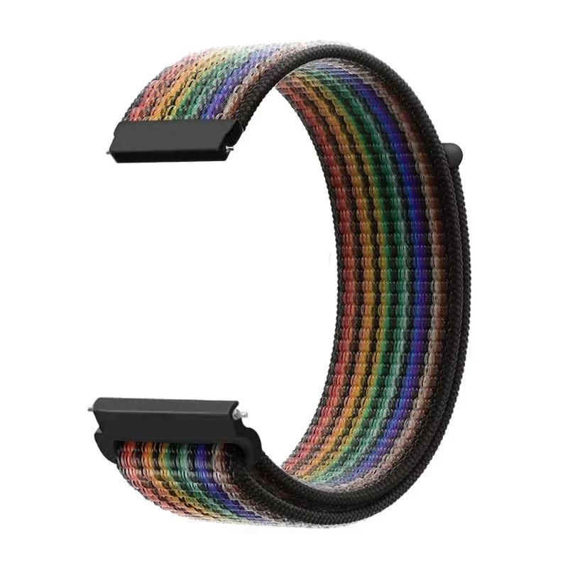 20mm 22mm Nylon Loop For Garmin Venu 3 2/SQ SQ2/Vivoactive 6 5 4 3 Watchband For Garmin Forerunner 745 965 255 245 645 55 158