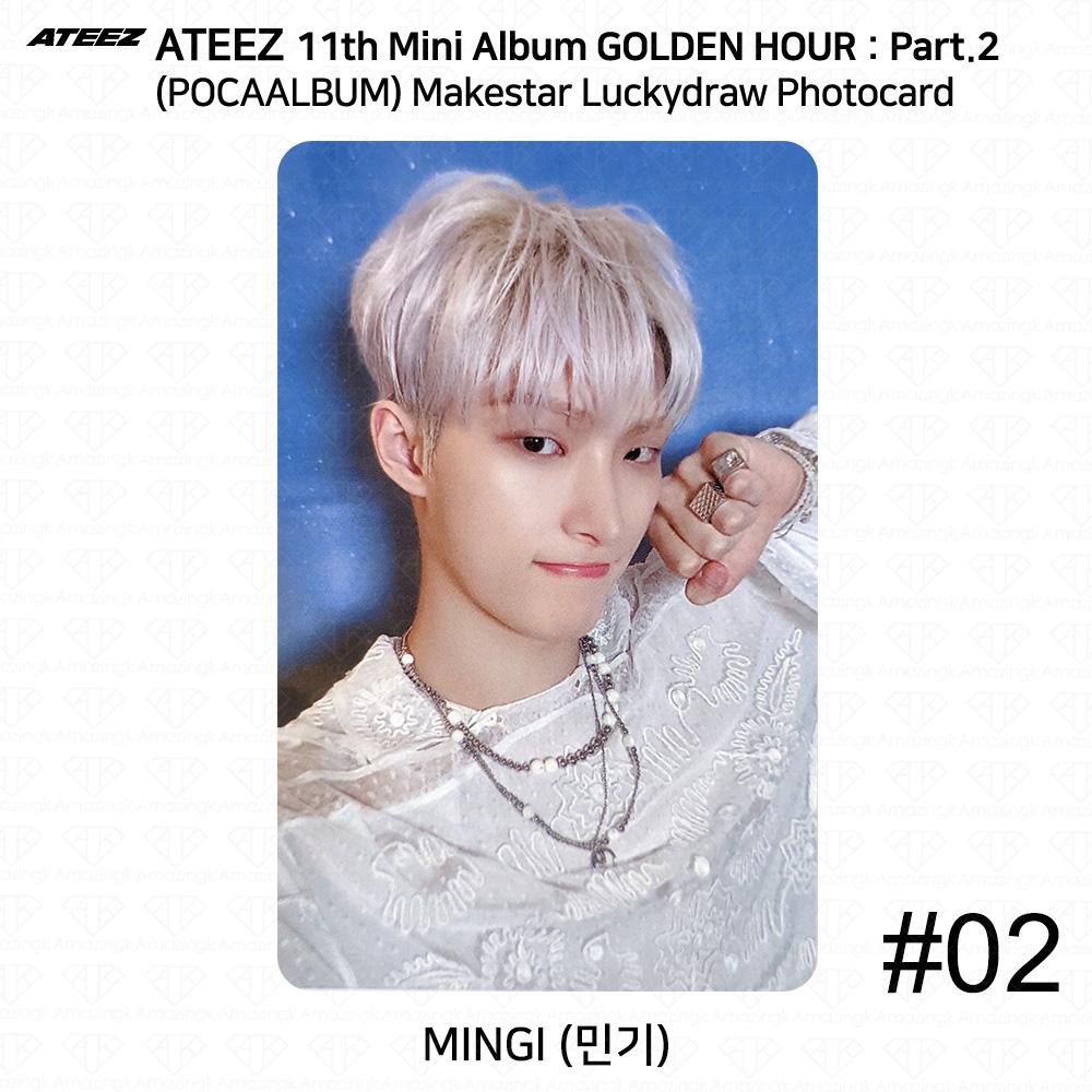 ATEEZ 11-й мини-альбом Golden Hour Часть 2 Makestar Luckydraw Photocard Unit