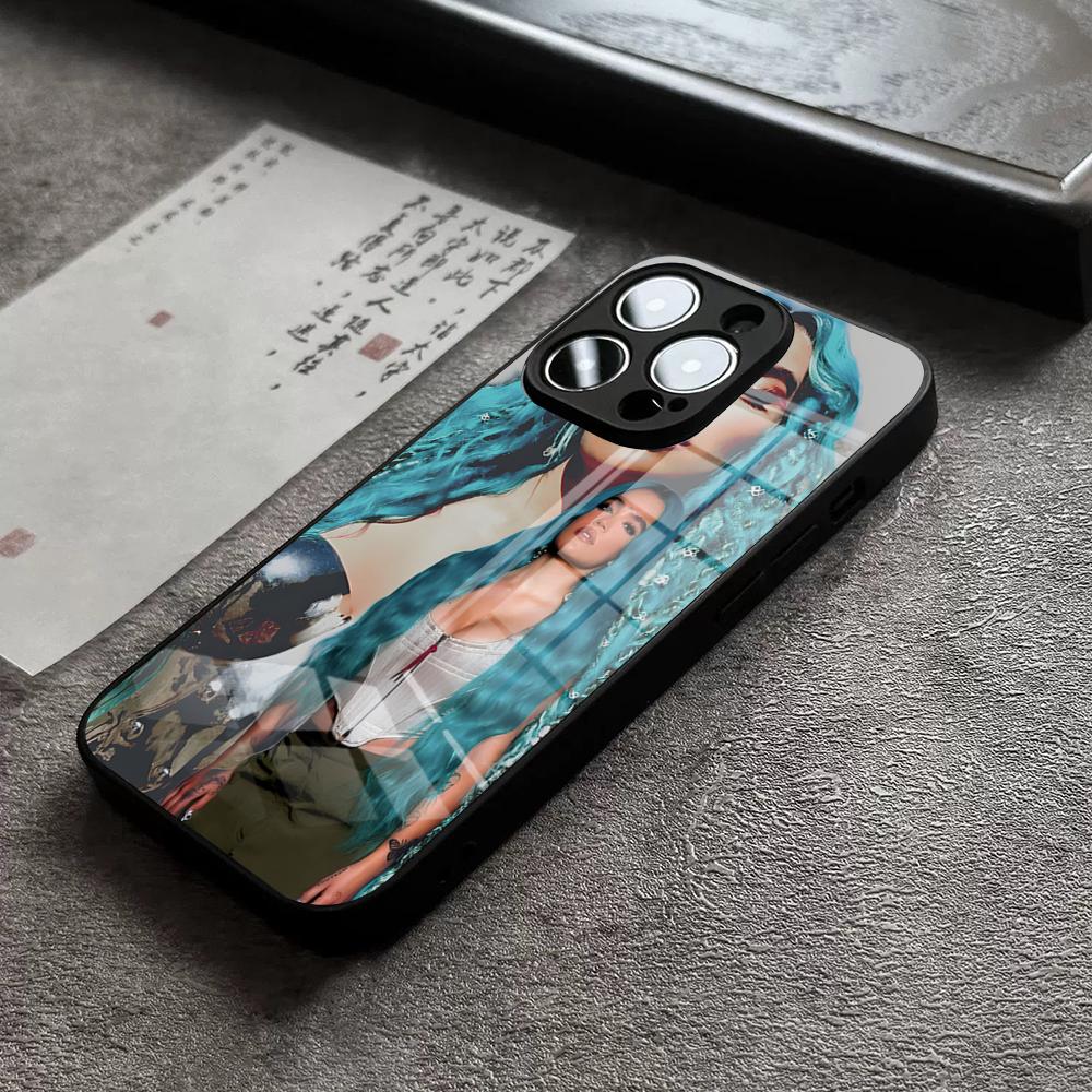Fashion Karol G Phone Case For iPhone 18 16 Pro Max 15 Plus 14 Pro 12 11 13 Mini X XR XS Max 8 7 Plus SE Glass Cover