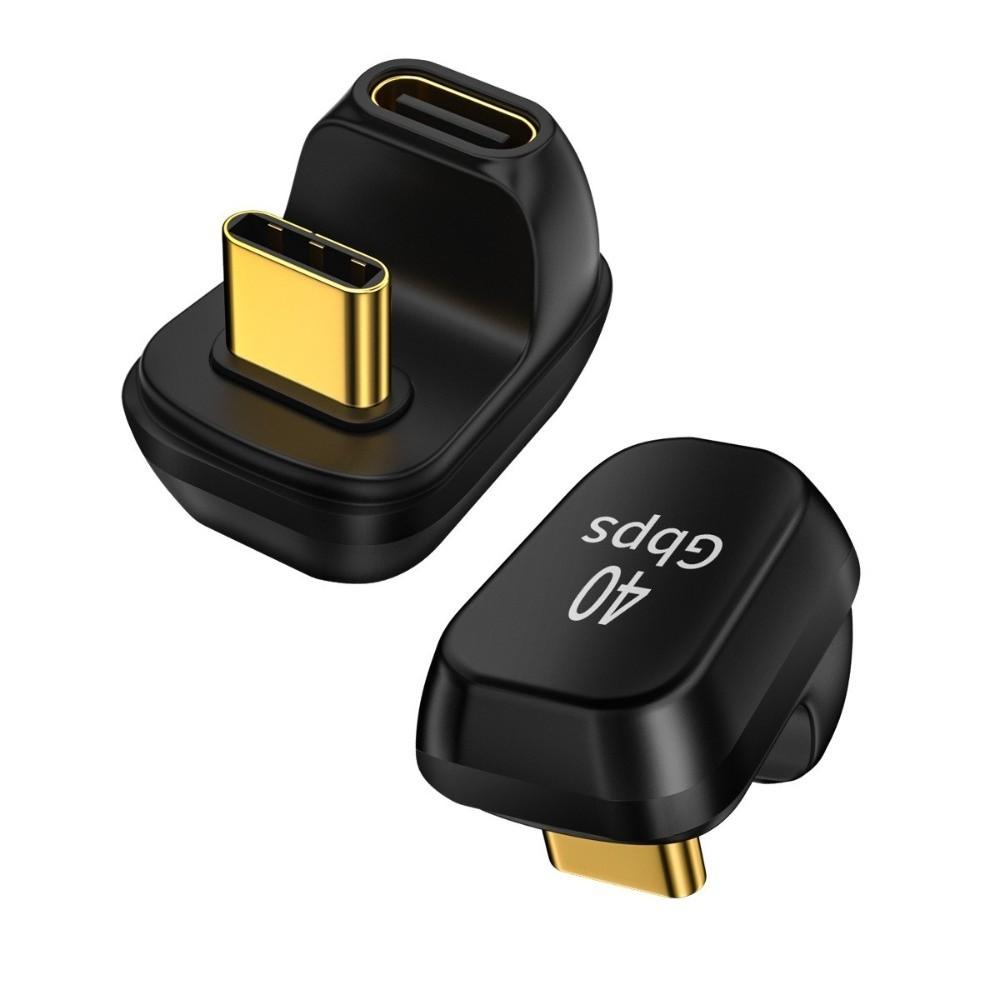 180 Degree Angle USB C Adapter U Shaped USB C Converter Charging Adapter Type C Adapter Tablet