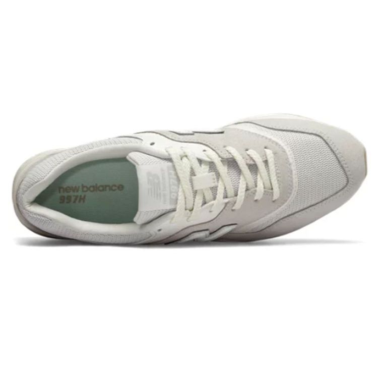 New Balance Nb 997H Classic Pack Кожаные Спортивные Универсальные Прочные Низкие Повседневные Кроссовки Унисекс Серый Белый CM997HCB