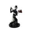 Resin Dance Skeleton Figurine Mini Skeleton Couple Ornament  for Halloween