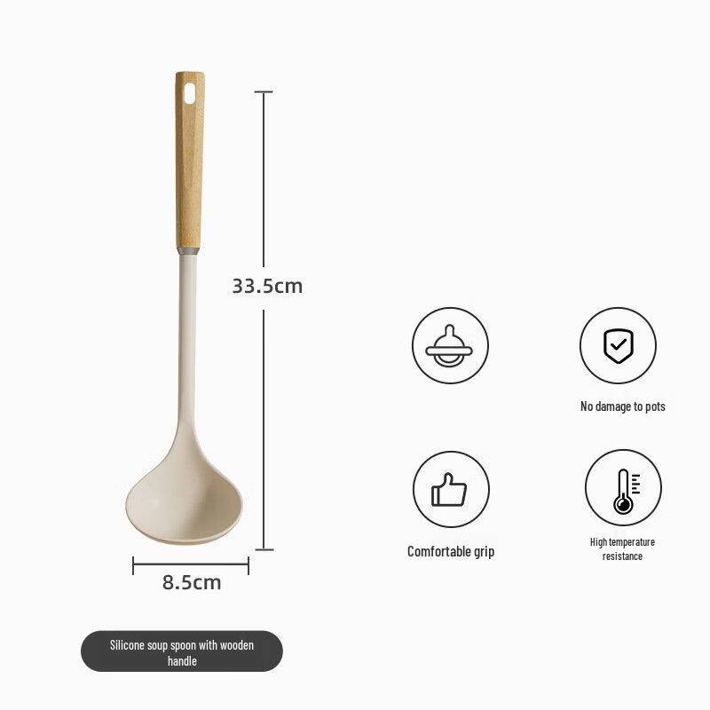 ZISIZ Silicone Kitchen Utensil Set