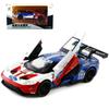 Масштаб 1/32 Ford V8 GT, литая под давлением модель автомобиля, игрушечный автомобиль с откатным механизмом, звуком и светом для детей, коллекция подарков для мальчиков и девочек