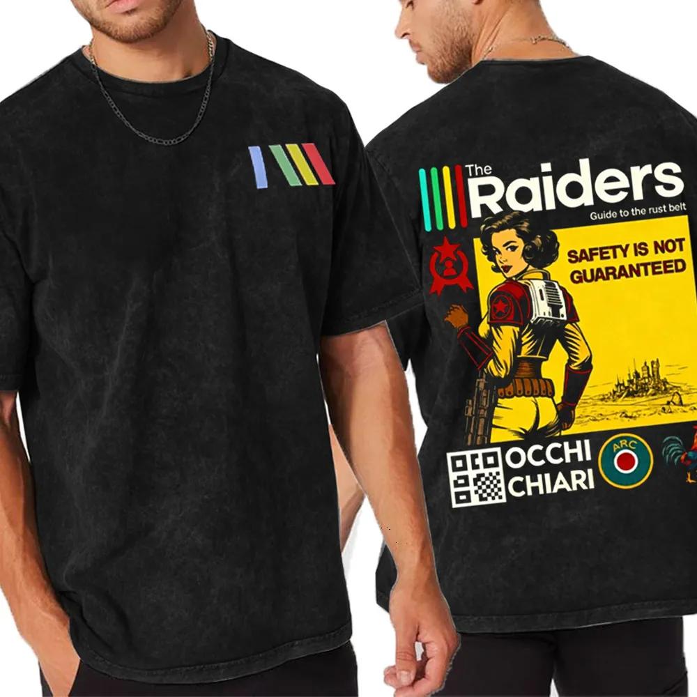 Arc Raiders Oversized T-shirt Crewneck Cotton Men Women Y2k Streetwear Short Sleeve Casual Loose Hip Hop Female Male Clothing