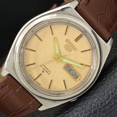 ВИНТАЖНЫЕ АВТОМАТИЧЕСКИЕ ЧАСЫ SEIKO 5 7009A ЯПОНИЯ МУЖСКИЕ ОРИГИНАЛЬНЫЙ ЦИФЕРБЛАТ a500514-2