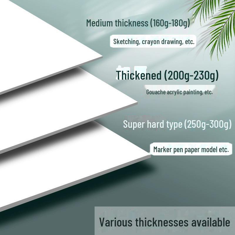 Бумага для белого картона Qinan Holland A4 для цветного грифеля и маркера