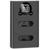 For Sony NP-BX1 NP BX1 NPBX1 LCD Dual Charger for Sony Cyber-shot DSC-HX50V HX300 RX1 RX100 II WX300 HDR-AS10 AS15 AS30V AS100V