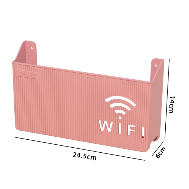 1 шт., настенный беспроводной Wi-Fi маршрутизатор, полка для хранения, настенный органайзер, кабельный кронштейн, кронштейн для питания, АБС-пластик, коробка для домашнего декора