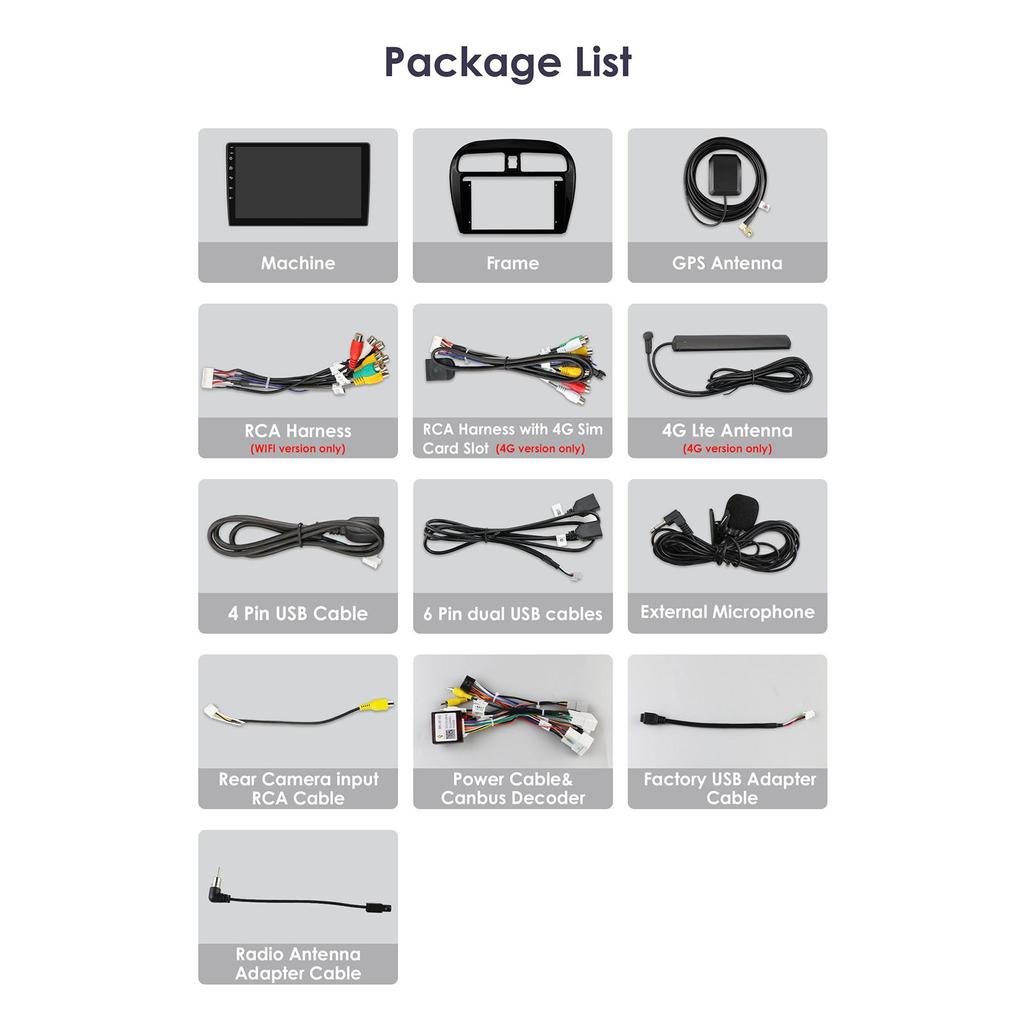 Hizpo Carplay 4G 2Din Android 13 автомобильное радио для Mitsubishi Mirage 2012-2023 Space Star для Dodge Attitude мультимедийный видеоплеер интеллектуальный экран