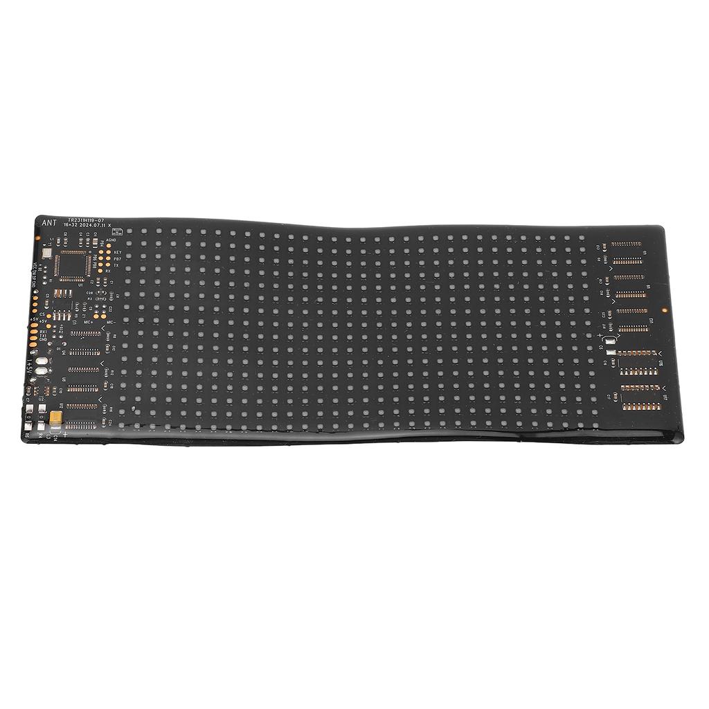 Гибкая светодиодная панель USB 5 В 16x32 пикселей программируемый знак IP65 водонепроницаемый 6.8x2.8 дюймов прокручиваемый дисплей