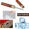Ice Pick High Durability Rustproof Metal Easy-Grip Ice Piton Cocktail Whiskey Ice Breaking Tool Kitchen