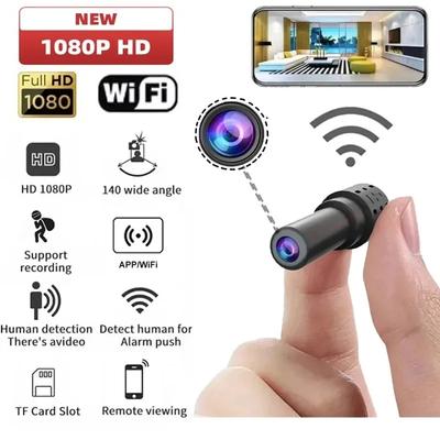 Мини WiFi камера с ИК ночным видением HD 1080P Внутренний монитор Защитник безопасности Дом Ребенок Видеонаблюдение IP камера Аудиозапись