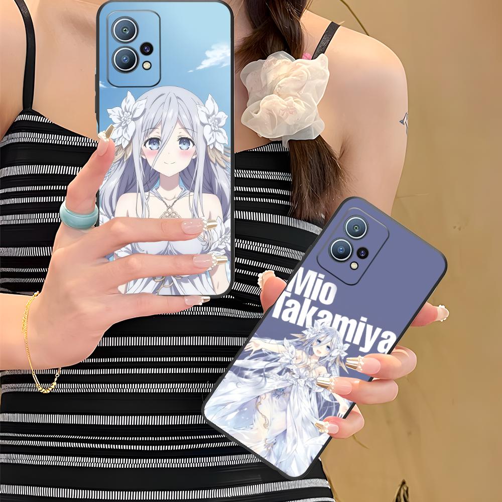 Date a Live Mio Takamiya Matte Mobile Phone Case for Huawei P60 P50 P40 P30 P20 P10 P9 P8 Pro Lite Plus Colorful Printing Cover