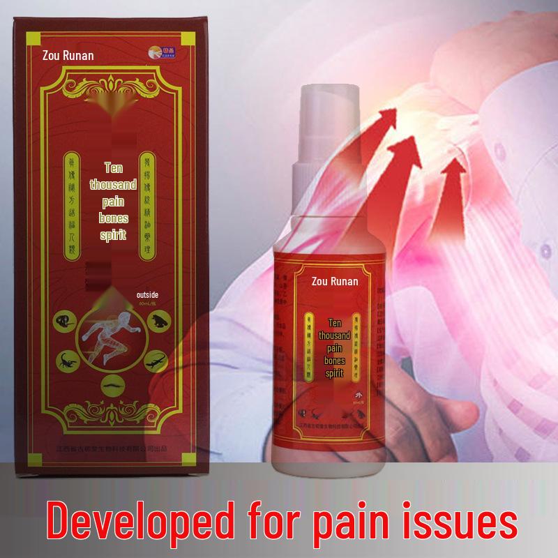 Wan Tong Pain Relief Spray & Patch Set for Swelling and Pain Relief