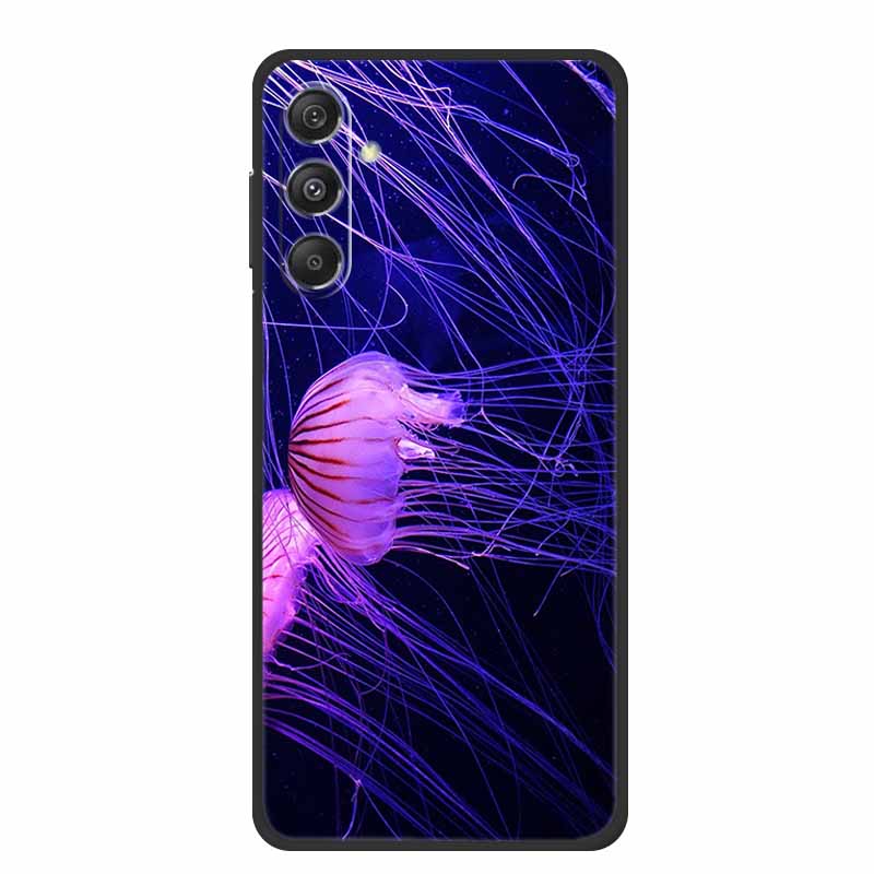 Funda For Samsung A17 Back Cover Case Fashion Black Silicone TPU Soft Phone Case For Samsung Galaxy A17 2025 Case A 17 Coque Bag