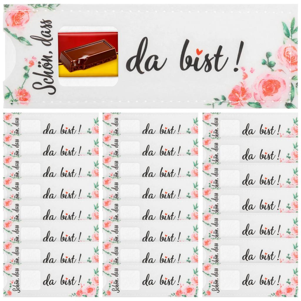 24 шт. войлочные подарочные пакеты "Рад, что ты здесь" Упаковка для шоколада Подарочный пакет для конфет Детская вечеринка по случаю дня рождения Юбилей Декор