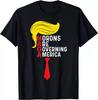 Идиоты правят Америкой Анти Трамп Винтажная футболка