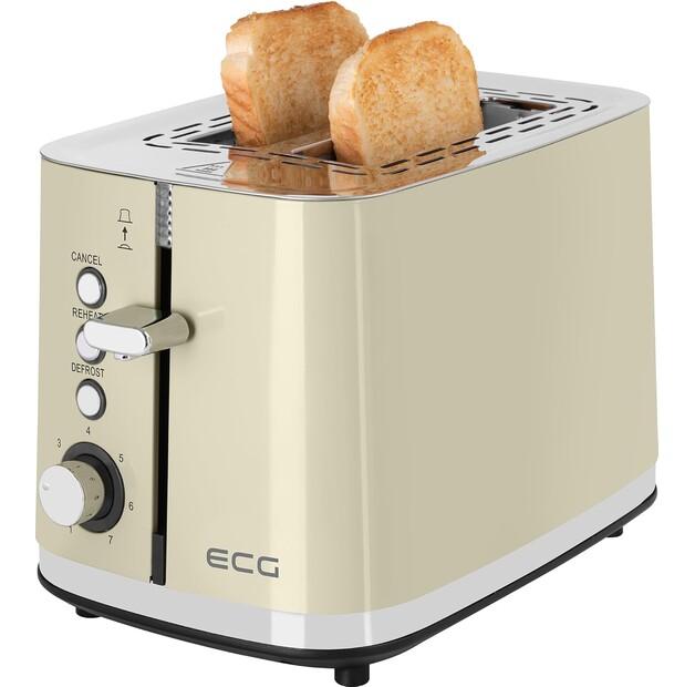 Toaster ECG ST 2766 Vintage Vanilla