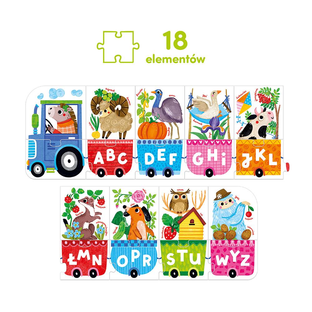 Czuczu puzzle for children Letter tractor - 3