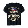 Filipino Accent Statement T-Shirt Don't Panic Graphic Crew Neck Casual Tee For Men Women