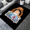 Ковер с изображением Монки Д. Луффи из One Piece для гостиной, спальни, дома, украшение дивана, нескользящий коврик для детских игр