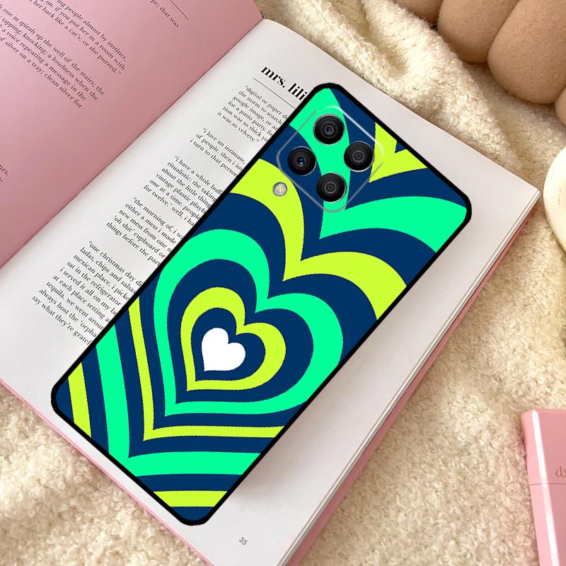 Latte Love Тоннель Коричневое Сердце Чехол Для Samsung Galaxy M12 M14 M11 M13 M15 M06 M16 M36 M56 M31 M53 M32 M52 M35 M55 M34 M54