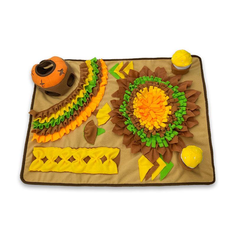 Pet Sniffing Mat: Dog Food Hiding Blanket & Boredom Relief Educational Toy